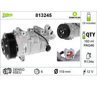VALEO Compressore Aria Condizionata Adatto Per Renault Grand Scénic III 813245
