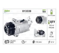 VALEO Compressore Aria Condizionata Adatto Per Renault Koleos I HY_