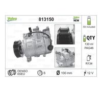 Valeo Compressore Climatizzatore Per Audi A4 8Ec B7 8E2 B6 8E5 8Ed Seat Exeo