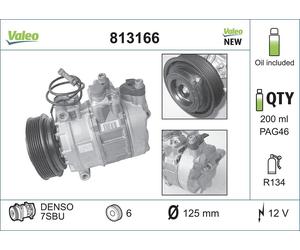 VALEO Compressore, Climatizzatore VALE813166