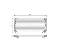VALEO Condensatore, Climatizzatore 814045 Compatibile con: TOYOTA COROLLA, COROLLA Compact, COROLLA Kombi, COROLLA Liftback