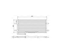 Valeo Condensatore, Climatizzatore 814079