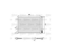 Valeo Condensatore, Climatizzatore 814395