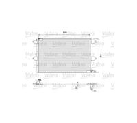 VALEO Condensatore, Climatizzatore 816908