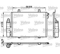 VALEO Condensatore, Climatizzatore 817171 Compatibile con: RENAULT CLIO II