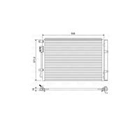Valeo Condensatore, Climatizzatore 822597