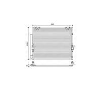 Valeo Condensatore, Climatizzatore 822621