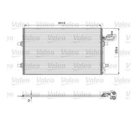 VALEO Condensatore Climatizzatore Clima Cooler Per Volvo V50 MW C30 533
