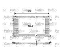 VALEO Condensatore Climatizzatore Per Nissan Primastar Kasten X83 Renault Trafic