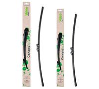 Valeo Coppia Di Spazzole Tergicristallo Flat Blade Fatte Di Materiali Naturali E Riciclati CAN90+CAN75, Anteriore, Lunghezze: 700mm+600mm, (Pack da 2)