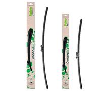 Valeo Coppia Di Spazzole Tergicristallo Flat Blade Fatte Di Materiali Naturali E Riciclati CAN96+CAN51, Anteriore, Lunghezze: 750mm+500mm, (Pack da 2)