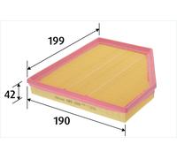 VALEO Elemento Filtro Aria per BMW Serie 5 Touring E61 520d 535d
