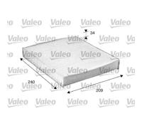 VALEO Filtro Abitacolo Antiparticolato per Ford Focus II Familiare Da _ Kuga DM2