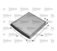 VALEO Filtro Abitacolo Antiparticolato per Honda Civic VIII Hatchback FN FK