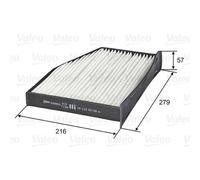 VALEO 698800 Filtro, Aria abitacolo ESSENTIAL, Filtro particelle (polline), Protezione contro il polline, la polvere e i batteri