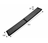 Valeo Filtro Abitacolo ClimFilter Protect per Veicoli Bmw Serie 1 Serie 3 X1