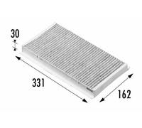 Valeo Filtro Abitacolo ClimFilter Protect per Veicoli Fiat Opel Saab Cadillac