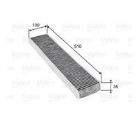 VALEO Filtro Abitacolo Filtro Carboni Attivi per Ford Mondeo III Familiare BWY