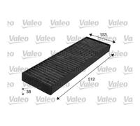 VALEO Filtro Abitacolo Filtro Carboni Attivi per Peugeot 607 9D 9U 698713
