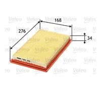 VALEO Filtro Aria Inserto Filtro Adatto A per Mini MINI COOPER S 585251