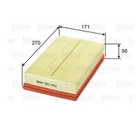 VALEO Filtro Aria Inserto per Fiat Stilo 1.4 16V 2.4 20V 1.8 1.9 JTD 585092