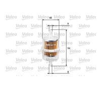 VALEO Filtro Carburante per Mercedes-Benz T1 Bus Renault 6 Honda Prelude I Coupé