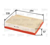 VALEO Filtro Dell'Aria Filtro Compatibile Per Mercedes-Benz C-Class 585076