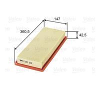 Valeo Filtro Dell'Aria Filtro Per Mini Mini Cooper S Peugeot 207 CC 308 I