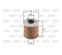 VALEO Filtro Olio 586543 per BMW 3er Cabriolet 318i 316i Bertone Freeclimber 2