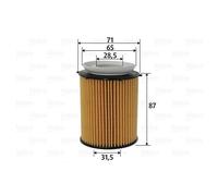 Valeo Filtro Olio Per Mercedes