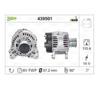 VALEO Generatore Alternatore 110A 14V per Audi A1 Sportback Seat Altea XL VW
