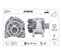 VALEO Generatore Alternatore 120A 14V Per Renault Megane III Coupe DZ0/1