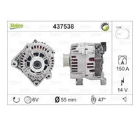 VALEO Generatore Alternatore 150A 14V Per Alpina D3 Coupe 3er Touring