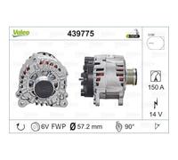 VALEO Generatore Alternatore 150A 14V Per Audi A5 Sportback Q5 A4 Allroad