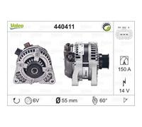 Valeo Generatore Alternatore 150A 14V Per Ford Fiesta V Van Volvo C30 S40 II