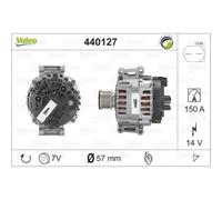 VALEO Generatore Alternatore 150A 14V per Mercedes-Benz Coupé C204