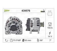 VALEO Generatore Alternatore 150A 14V per Opel Vivaro Combi Espace IV Laguna II