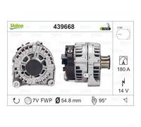 VALEO Generatore Alternatore 180A 14V Per BMW X6 F16 F86 X5 E70 5 Gran