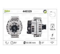 VALEO Generatore Alternatore 180A 14V Per Mercedes-Benz M-Class SLK E-Class