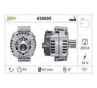 VALEO Generatore Alternatore 200A 14V Per Mercedes-Benz CLS E-Class Coupé