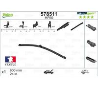 VALEO HYDROCONNECT Tergicristalli per VW Polo Hatchback (6R1, 6C1) GOLF VI (5K1)