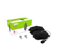 VALEO Imbottiture per freni Expert 301042A, Set di 4 imbottiture, Asse anteriore, Completamente dotato di accessori montati - Certificate ECE-R90