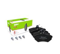 VALEO Imbottiture per freni Expert 301252A, Set di 4 imbottiture, Asse anteriore, Completamente dotato di accessori montati - Certificate ECE-R90