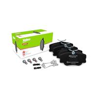 VALEO Imbottiture per freni Expert 301315A, Set di 4 imbottiture, Asse anteriore, Completamente dotato di accessori montati - Certificate ECE-R90