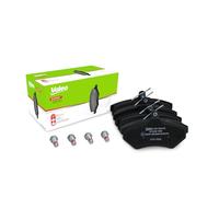 VALEO Imbottiture per freni Expert 301330A, Set di 4 imbottiture, Asse anteriore, Completamente dotato di accessori montati - Certificate ECE-R90
