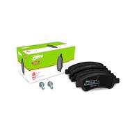 VALEO Imbottiture per freni Expert 301464A, Set di 4 imbottiture, Asse anteriore, Completamente dotato di accessori montati - Certificate ECE-R90