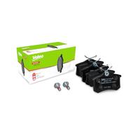VALEO Imbottiture per freni Expert 301474A, Set di 4 imbottiture, Asse posteriore, Completamente dotato di accessori montati - Certificate ECE-R90