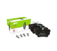 VALEO Imbottiture per freni Expert 301546A, Set di 4 imbottiture, Asse posteriore, Completamente dotato di accessori montati - Certificate ECE-R90