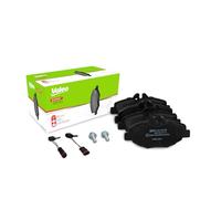 VALEO Imbottiture per freni Expert 301638A, Set di 4 imbottiture, Asse anteriore, Completamente dotato di accessori montati - Certificate ECE-R90