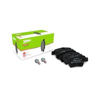 VALEO Imbottiture per freni Expert 301702A, Set di 4 imbottiture, Asse posteriore, Completamente dotato di accessori montati - Certificate ECE-R90